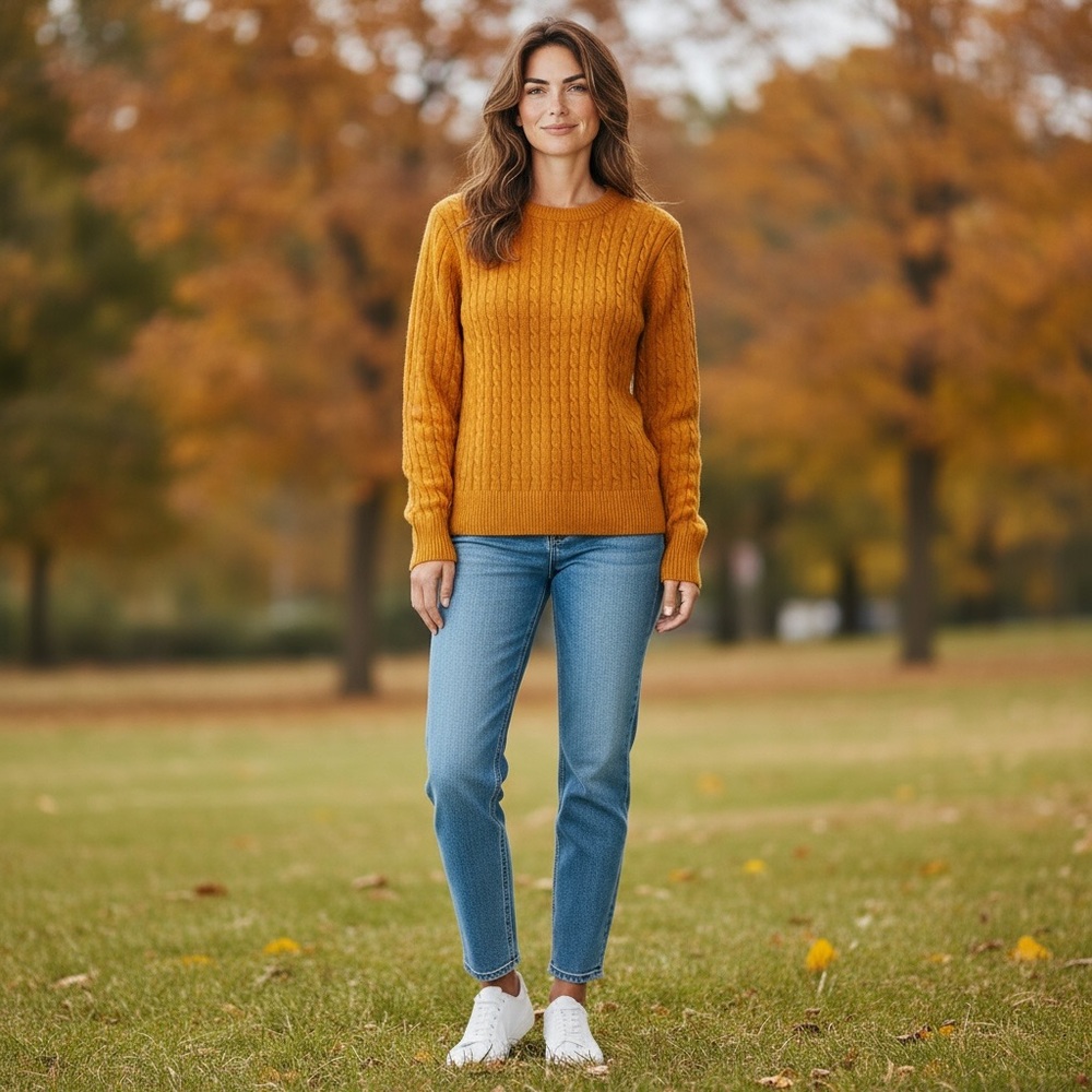 Pendleton Merino Wool Soft Cable Knit Sweater Sma… - image 6